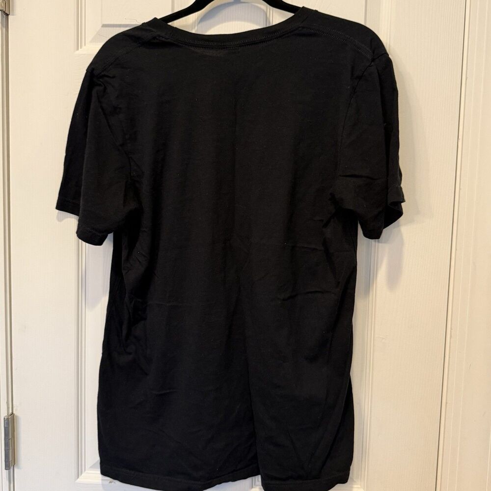 Disney Minnie Mouse Checkerboard Graphic T Shirt Adult Large Black Cotton Tee - Picture 4 of 9